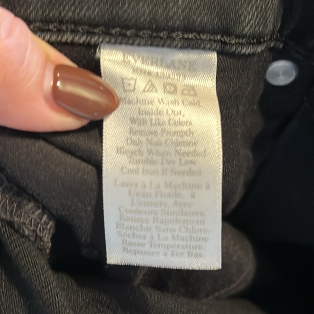 Everlane The Way High Skinny Jean 27 Black EUC - Picture 7 of 8